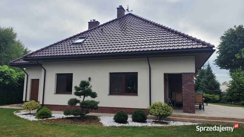 NOWOCZESNY GOTOWY DO ZAMIESZKANIA DOM NA mieszkalny łódzkie Poniatów