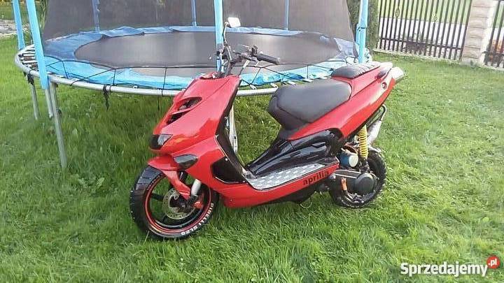 Aprilia SR 50 RedBlack ZAMIENIE nieuszkodzony Aprilia małopolskie Nowy Sącz