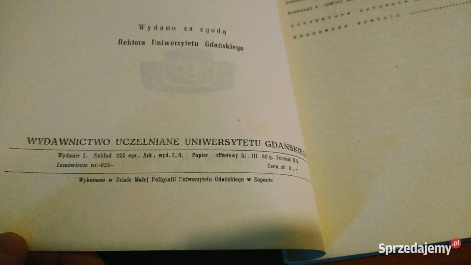 Geometria Laguerrea Henryk Guściora Gdańsk sprzedam