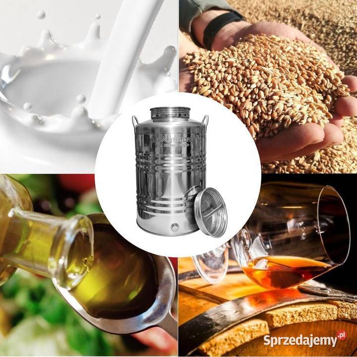 Bańka BECZKA pojemnik zbiornik inox z kwasówki