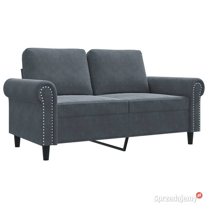 Sofa 2osobowa ciemnoszary 120 tapicerowana Warszawa