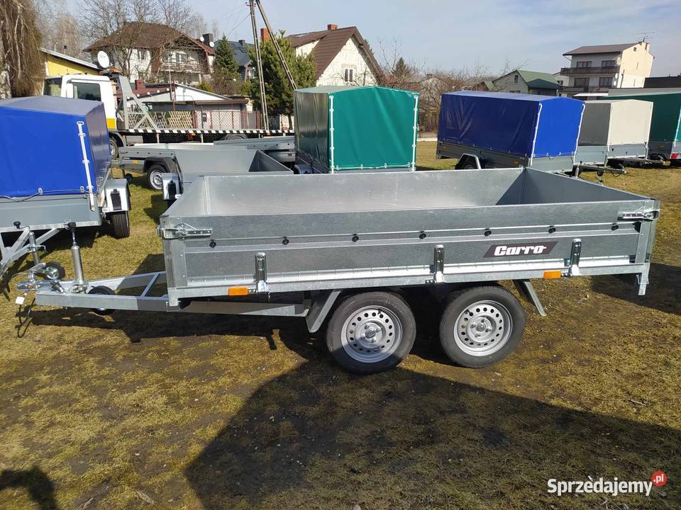 Przyczepa dwuosiowa platfo na kat B CARRO model Przyczepy Lublin