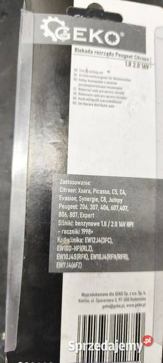 Blokada rozrządu Citroen Peugeot osobowe Ruda Śląska