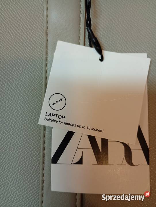 ZARA szara teczka biznesowa szara torba na małopolskie Kraków