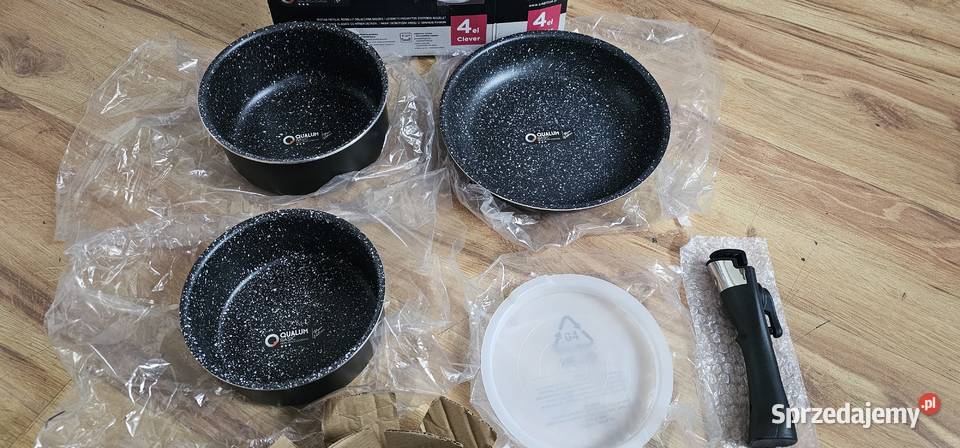 Komplet garnków z odpinaną rączką Gold lubuskie Szprotawa