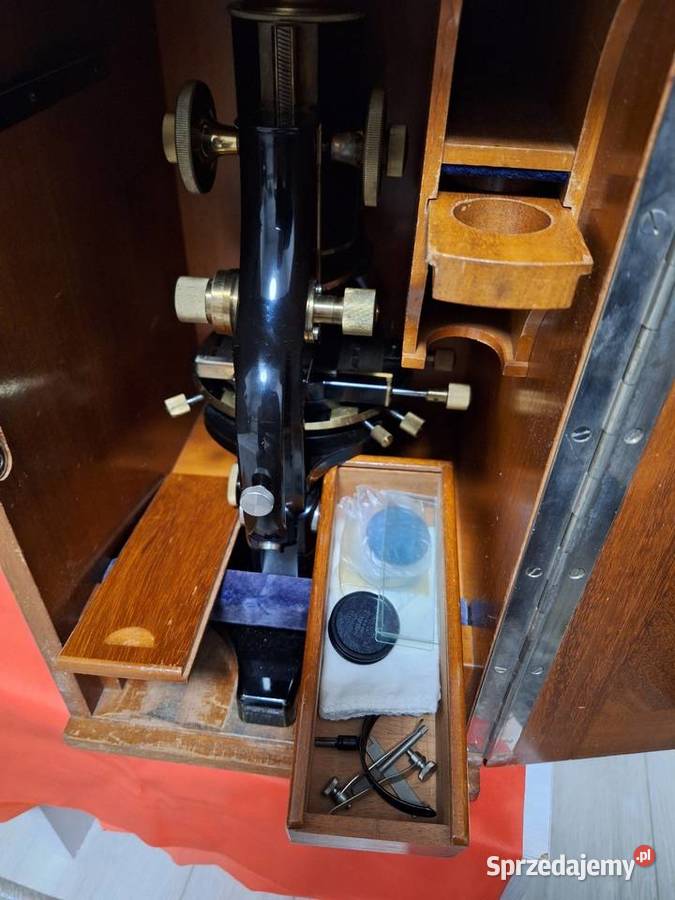 Mikroskop carl zeiss antyk Piła sprzedam