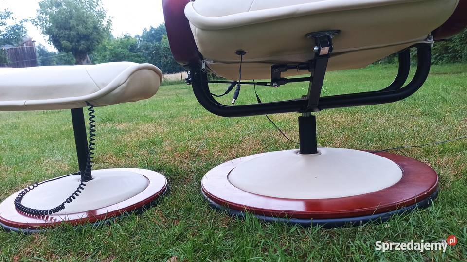 Obrotowy fotel elektryczny do masażu z Meble łódzkie Wieluń sprzedam