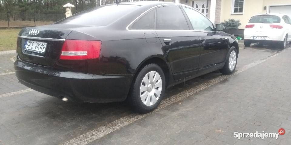Audi A6 C6 limuzyna 20tdi 140 manuał czarny A6 Kościerzyna