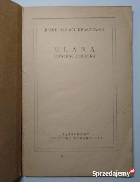 Ulana J I Kraszewski Gdańsk