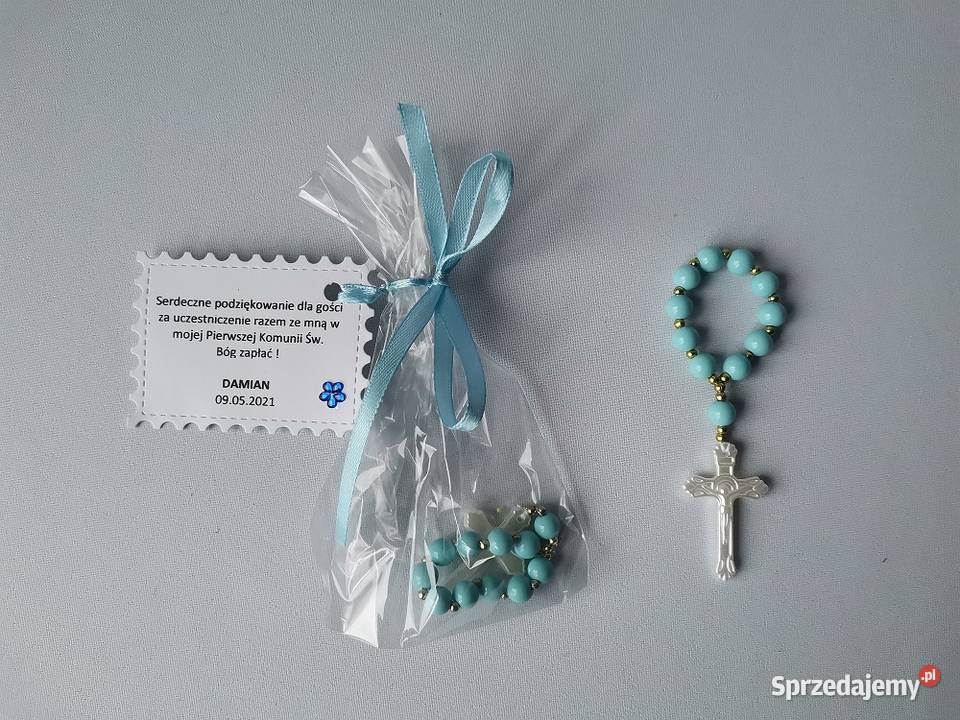 Podziękowania Komunia Różaniec Błękit B2 Poznań