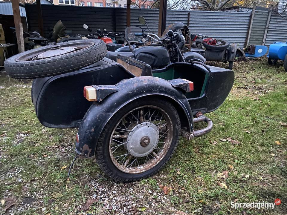 Dniepr MT16 napęd na kosz zarejestrowany w m72 Siedlce