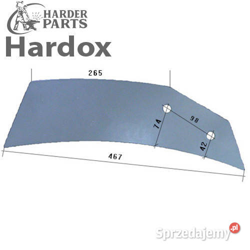 Ścinacz HARDOX 33156P części do pługa LANDSBERG nieuszkodzony Suwałki