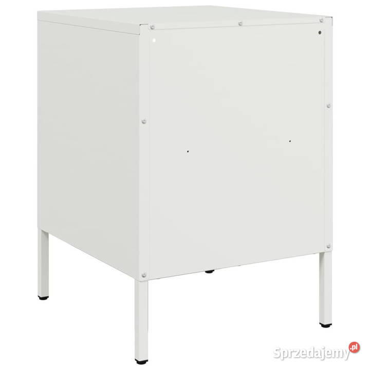 Szafki nocne 2 białe 36x39x505 stal WM843065 sprzedam