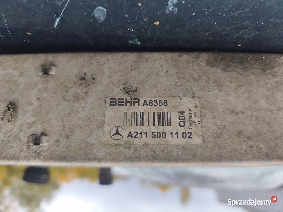 Intercooler chłodnica powietrza Mercedes W203 sprzedam