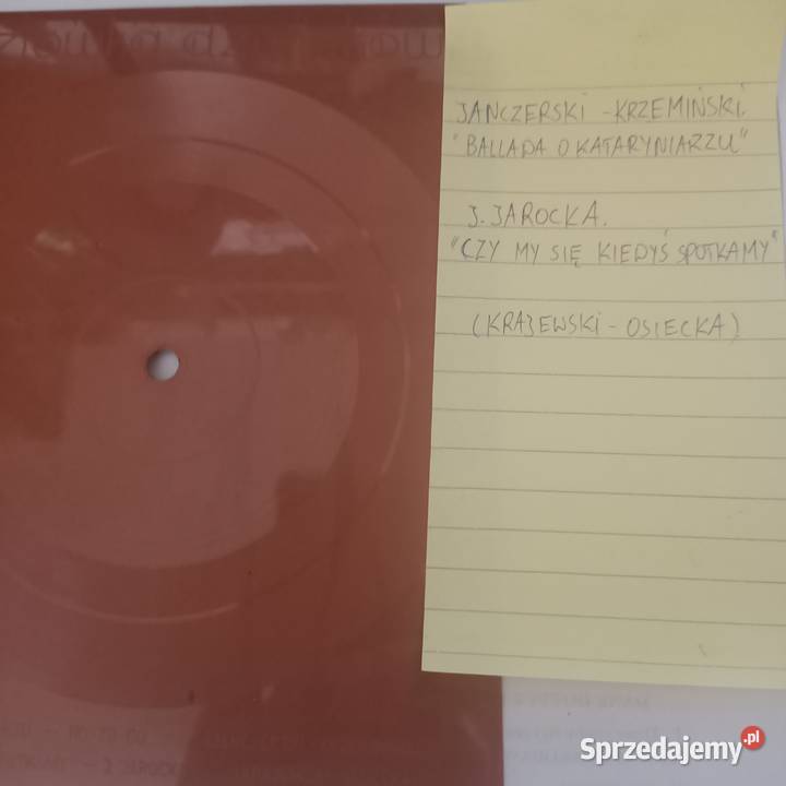 pocztówka dzwiękowa JAN CZERSKI PODGAJNY