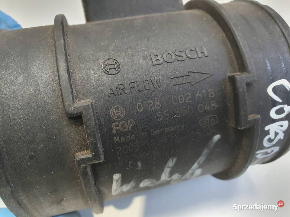 PRZEPŁYWOMIERZ Opel Corsa D 13 CDTI POWIETRZA osobowe Rudka