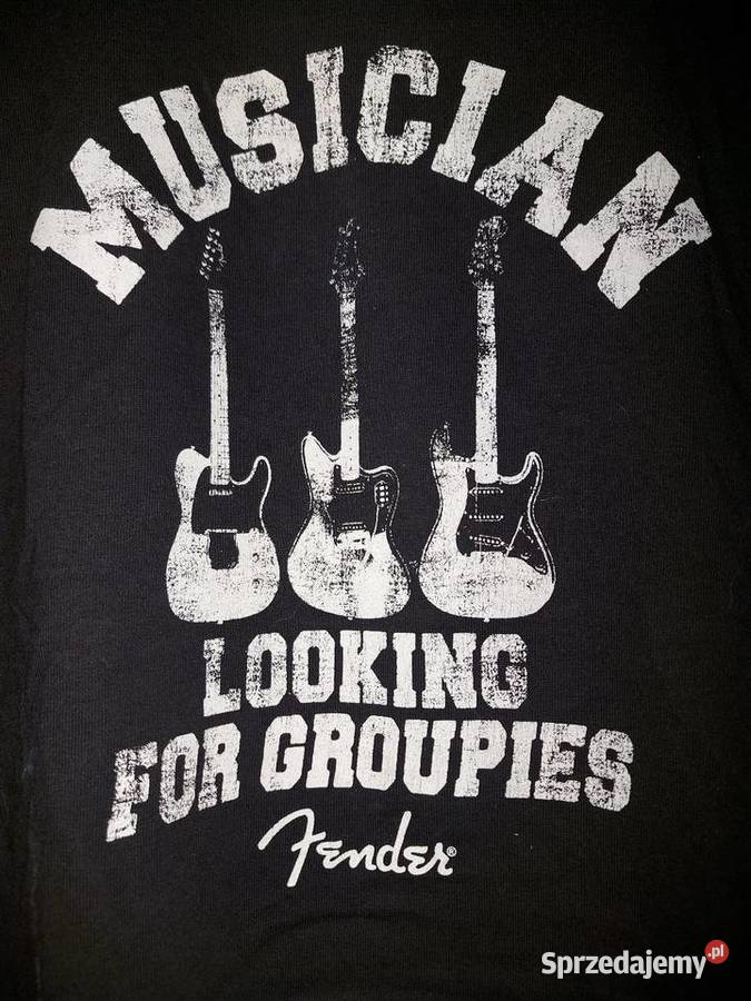 Fender Musician looking for groupies Tshirt Jędrzejów sprzedam