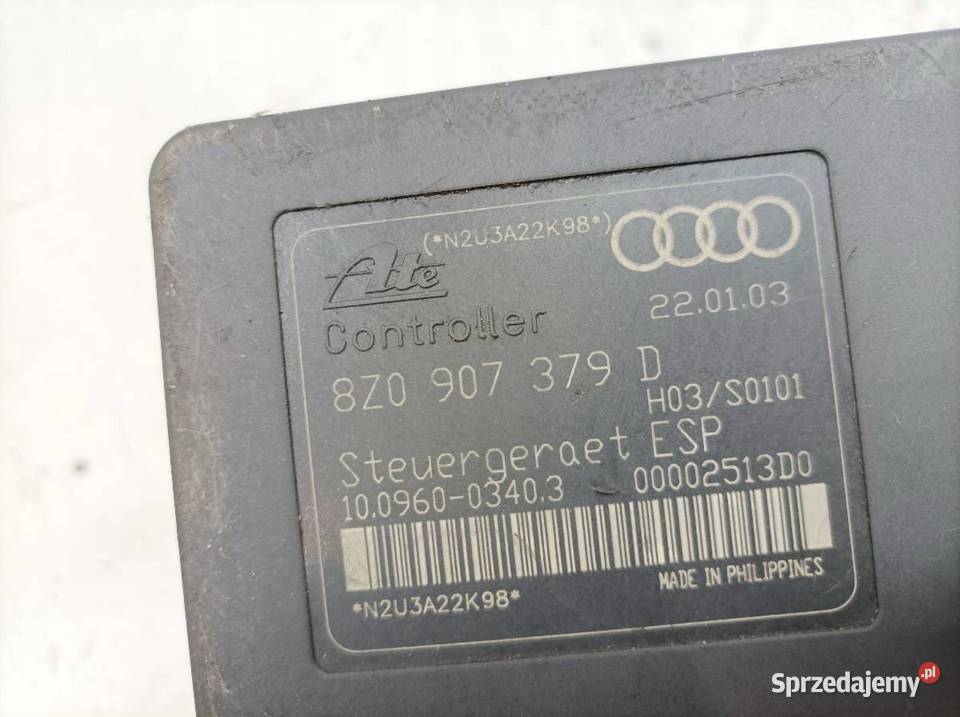 POMPA ABS 8Z0614517G 8Z0907379D Audi A2 I Układ ABS i ESP