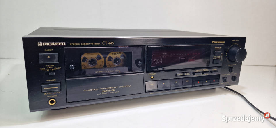 Magnetofon cassette deck Pioneer CT445 CT 445 Międzychód