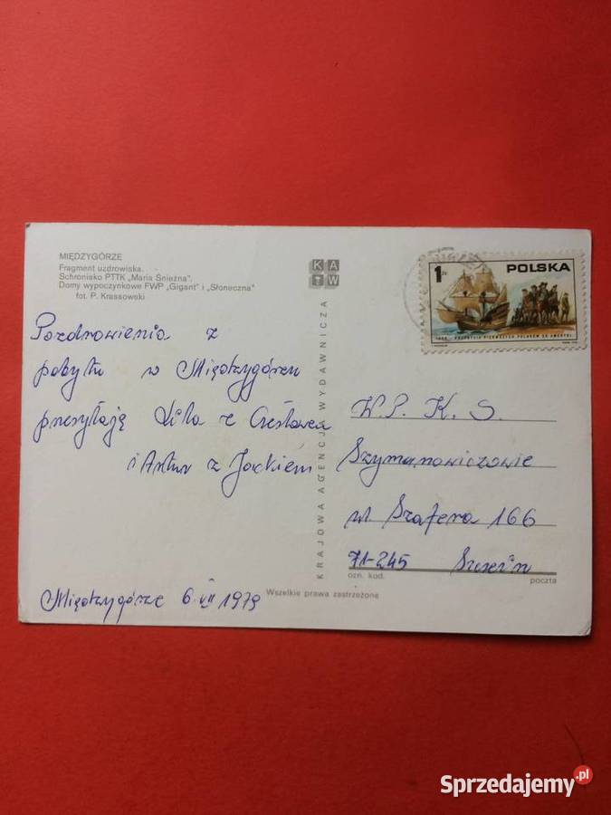 2687 Widokówka Międzygórze zachodniopomorskie Szczecin