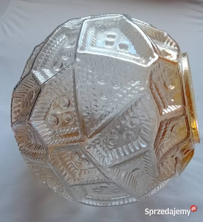 Iryzowany klosz do lampy Space Age Mid Century Koźminek sprzedam