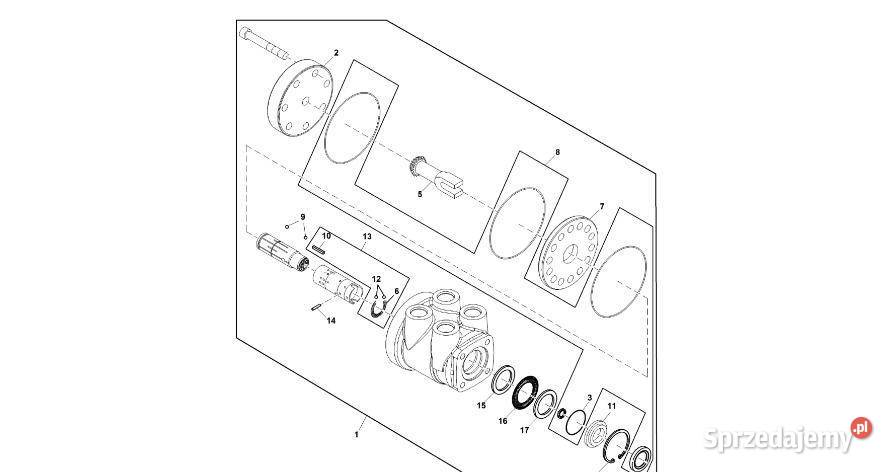 John Deere 9470RX Nasadka T102465 Kierowanie