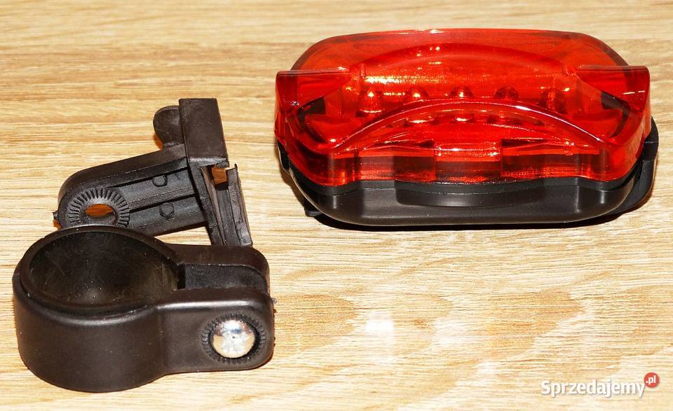 Lampka lampa rowerowa tylna czerwona HY198 5 Części i akcesoria Gliwice