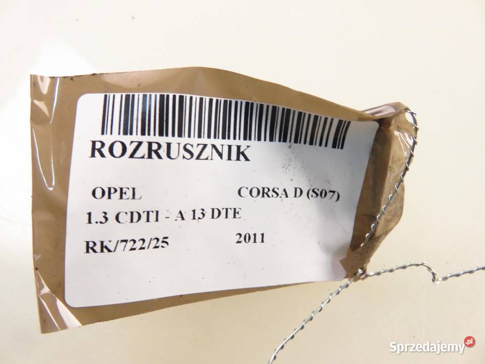 ROZRUSZNIK OPEL CORSA D 13 CDTI A 13 DTE sprzedam
