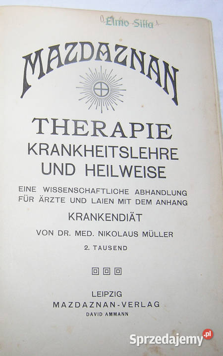 książka vintage z 1910 r medyczna niemiecka dolnośląskie