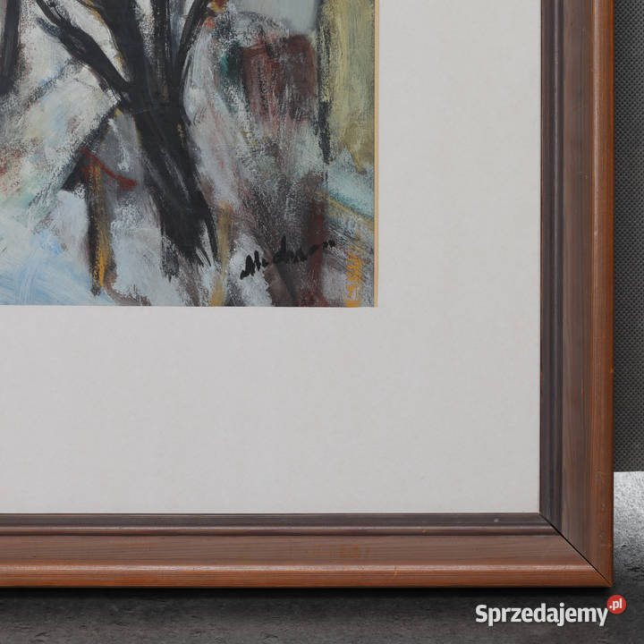 ARTexpert Obraz zimowy krajobraz gwarz Dobrzany