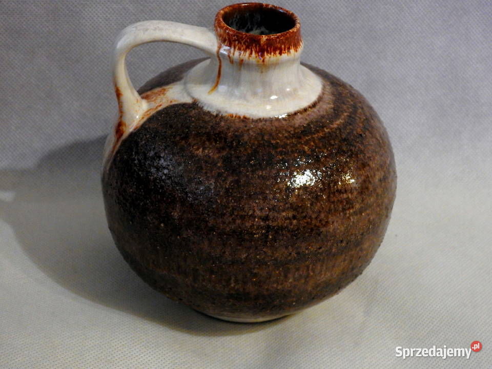 Śliczny stary ceramiczny wazonik niemiecki Inowrocław