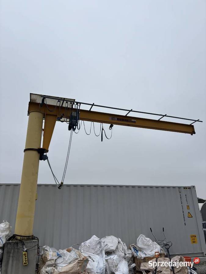 Dźwig Demag M1070 Suwnica Dźwig Słupowy Obrotowy Dębno