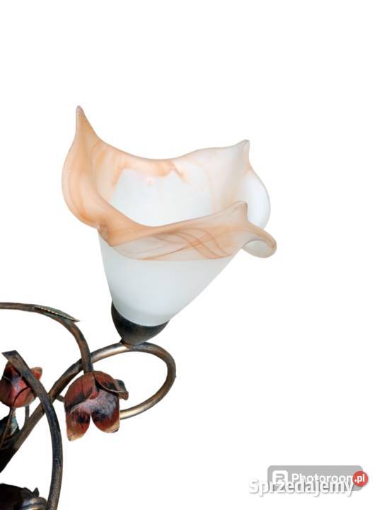 Żyrandol mosiężny 5 ramienny Brodnica