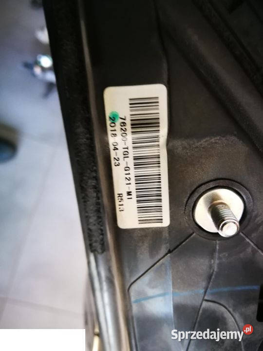 Honda Civic X 2017 lusterko prawe osobowe Kozubszczyzna