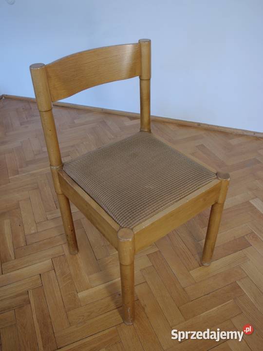 Krzesło drewniane Fabryka Mebli w Gościcinie PRL Dom i Ogród Gdańsk sprzedam