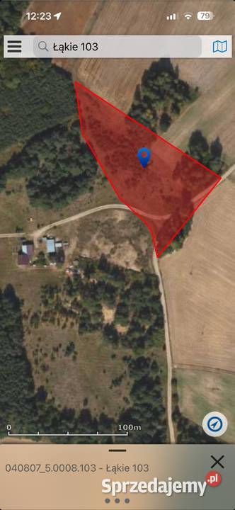 Działka budowlana kujawsko-pomorskie Łąkie sprzedam