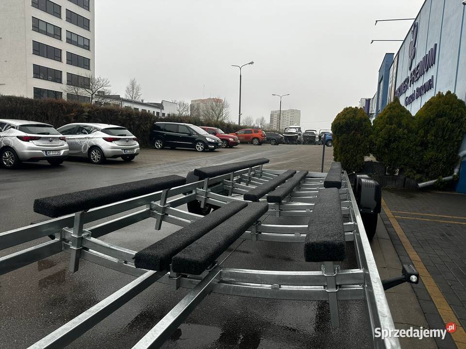 RĘKI Nowa przyczepa podłodziowa DMC 3500 2 osie Pozostałe Płock