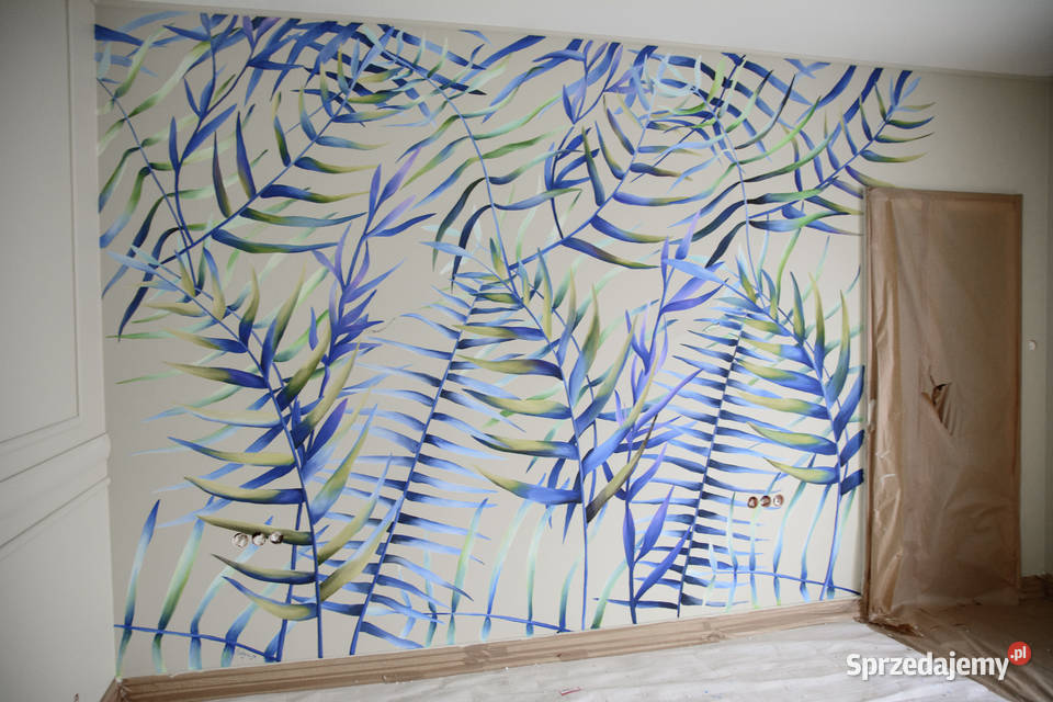 Mural malowany na ścianie graffiti reklama wielkopolskie Poznań