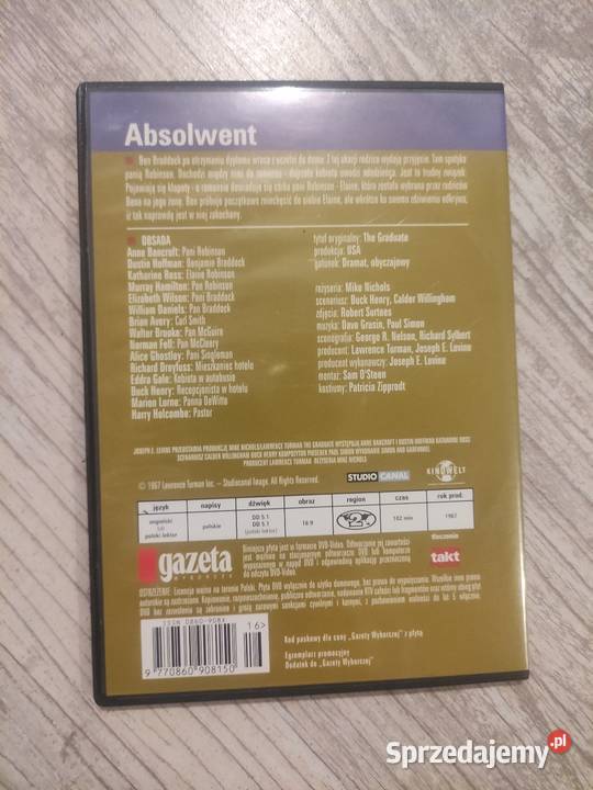 Film DVD Absolwent Jawiszowice
