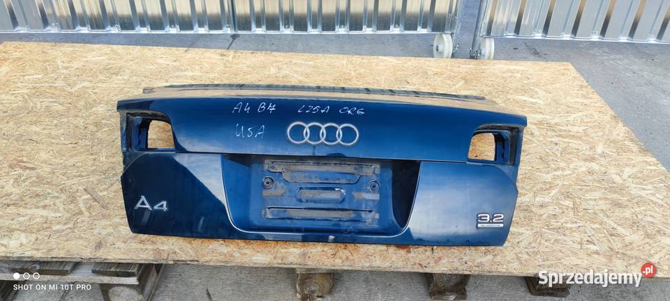 KLAPA TYLNA TYŁ AUDI A4 B7 USA SEDAN LZ5A śląskie