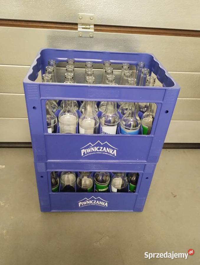 Skrzynki z butelkami piwniczanka Wieliczka