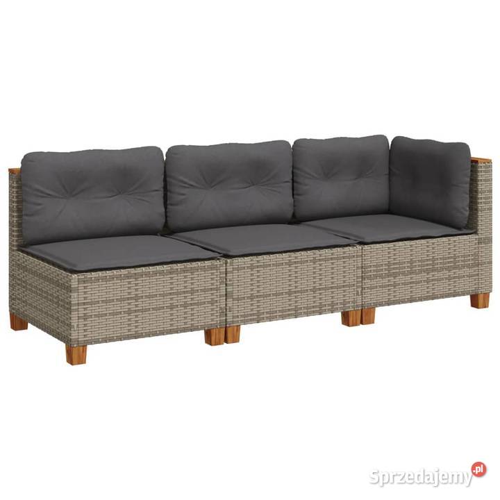 vidaXL 3osobowa sofa ogrodowa z poduszkami Warszawa