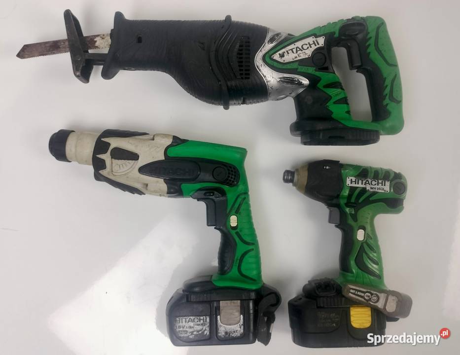Zestaw 7 Elektronarzędzi Hitachi 18V kultowa Rawicz