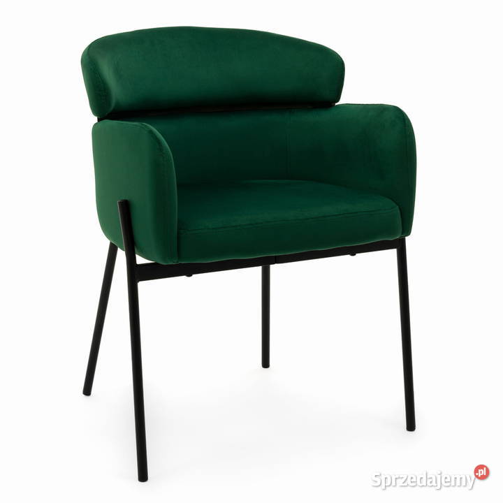 Krzesło Tapicerowane Bolzano Butelkowa Zieleń wielkopolskie Tarchały Małe