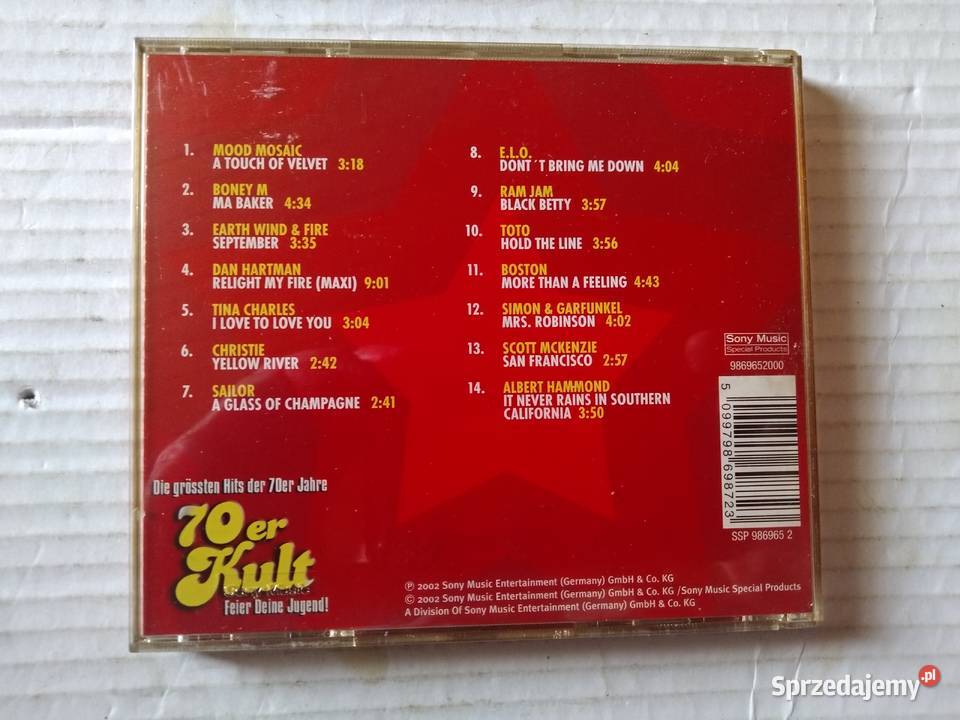 70 er KultePrzeboje z lat 70 Płyta CD rock Gliwice