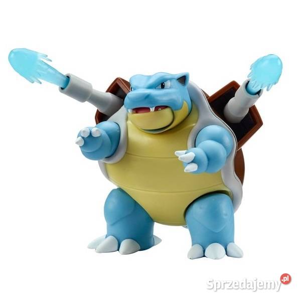 Figurka POKEMON Blastoise Turtok z Funkcją Ataku