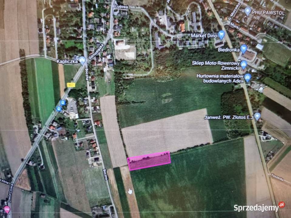 Działka przemysłowa z prawem zabudowy 105h w śląskie