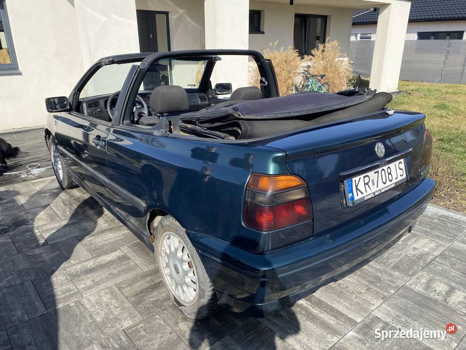 Volkswagen Golf 3 cabrio klima nowy dach Pobiednik Wielki sprzedam