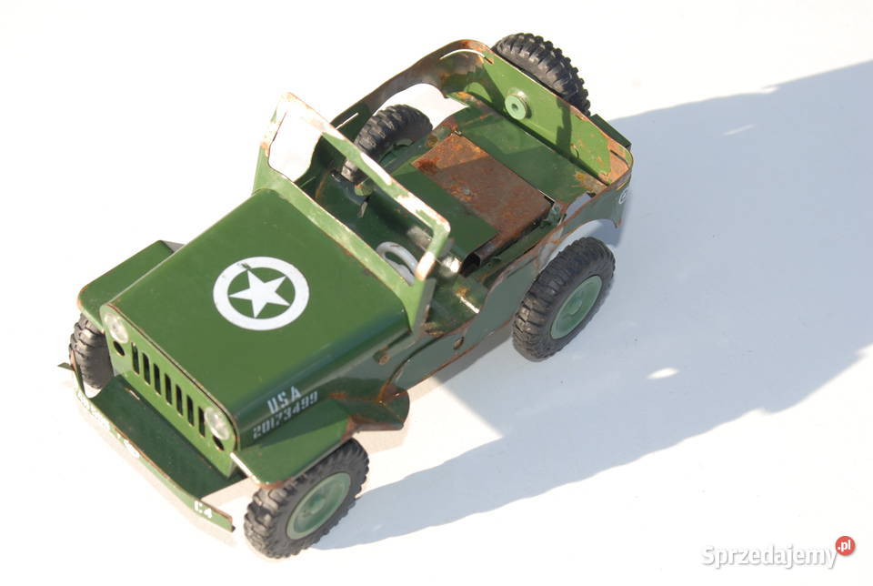 Stara zabawka samochód jeep Ites Willis unikat Cieszyn