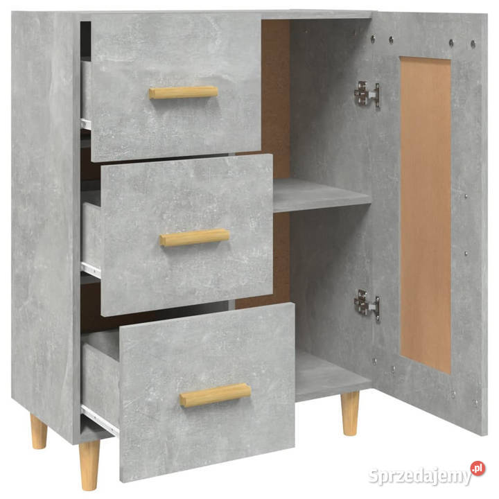 Szafka szarość betonu 695x34x90 materiał mazowieckie Warszawa